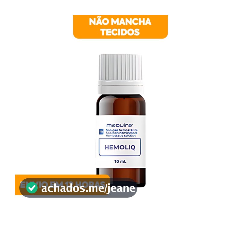 Hemostático Líquido HemoLiq - Maquira - Estanca Sangramentos - Para Manicures, Podológos, Dentistas