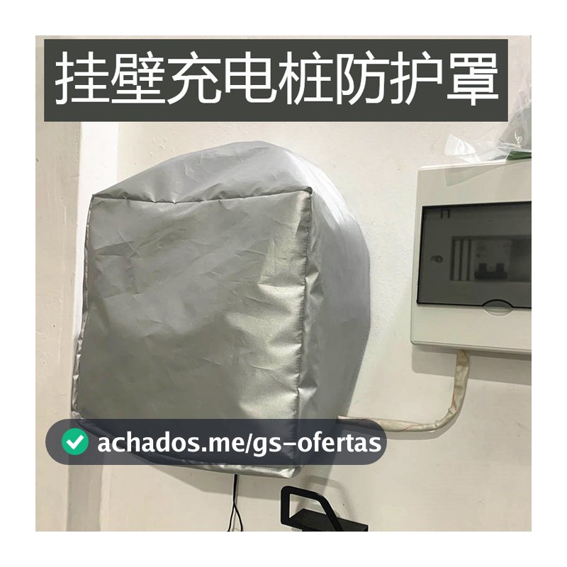 Carregador de veículo elétrico para carro energético Pilha elétrica montada na parede Capa à prova de chuva para exterio