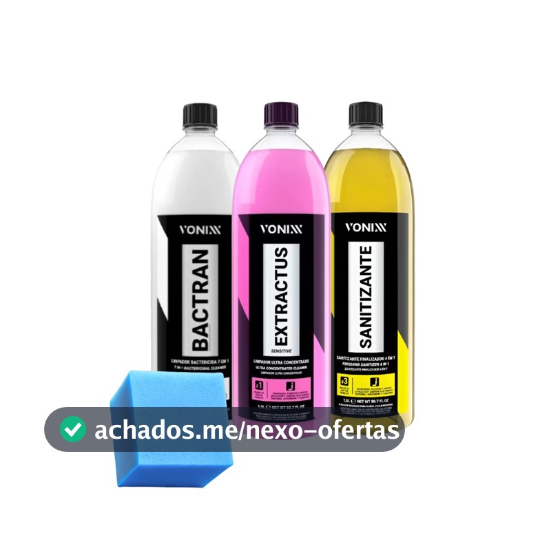 Kit Bactran Sanitizante Extractus 1,5L Vonixx