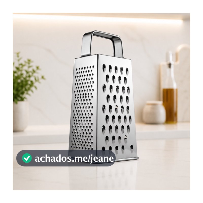 Ralador 24cm Aço Inox 4 Faces Resistente Cozinha Para Verduras Legumes Queijo Multiuso Cozinha ENVIO IMEDIATO