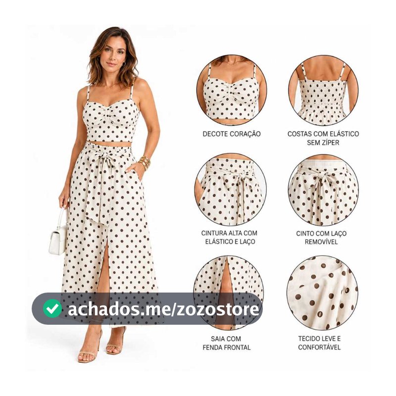 CONJUNTO FEMENINO  POA PARA QUALQUIER TIPO DE OCASIAO LEVE E COMFORTABLE