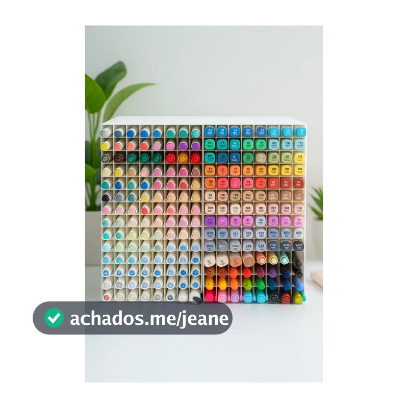 Organizador de Marcadores de 20 a 200 Compatível New Touch, Ohuhu, Copic e Acrilícas Canetas
