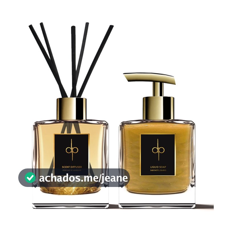 Kit Lavabo Citrine (Prosperidade e Energia) | Aromatizadores com Pedras Naturais | Di Piettro