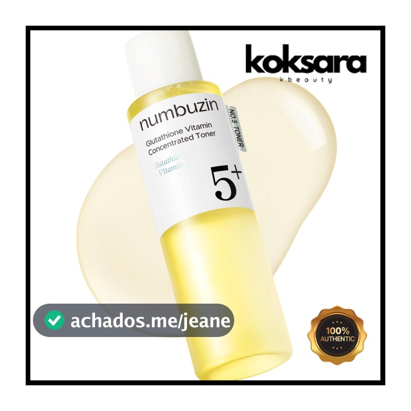 numbuzin no.5+ glutathione vitamin boosting essential toner 200ml