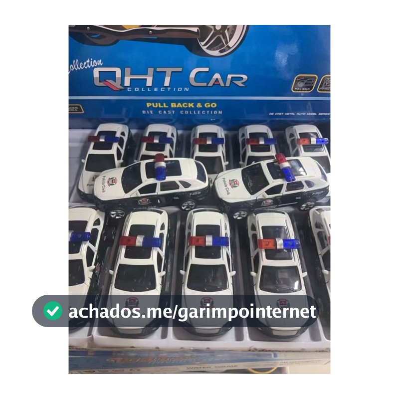 Carrinho Brinquedo Carro De Ferro com Fricção carro policia Colecionador Abre portas