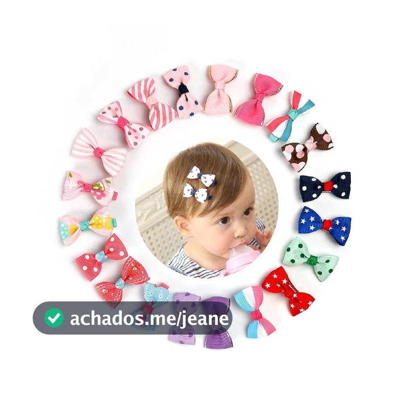 10 Pcs Baby Girls Toddlers Tiny Baby Hair Clips Hair Bows Clips hair Accessories