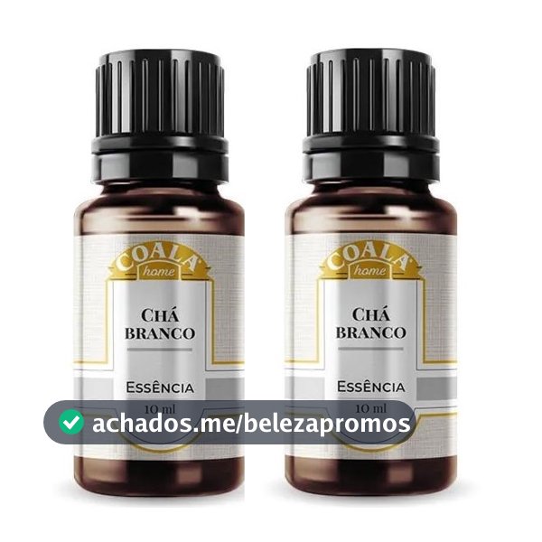 2 Unidades Essência Chá Branco Coala 10ml
