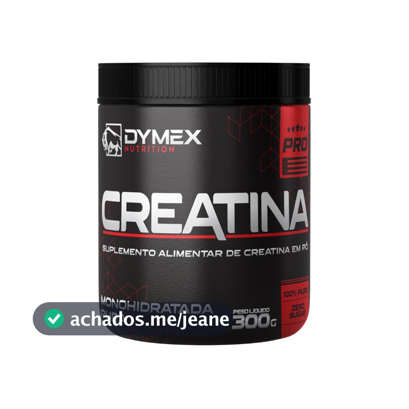 Creatina Monohidratada  Pura 300g Dymex Nutrition