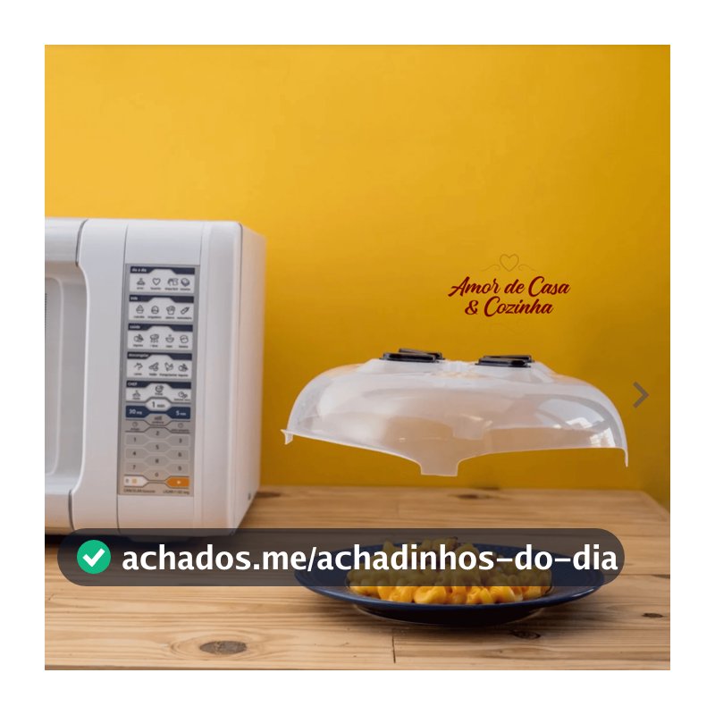 TAMPA ANTI-SUJEIRA DE ALIMENTOS SUSPENSA DE MICROONDAS MAGNÉTICA