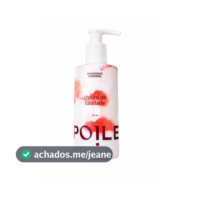 Hidratante Eau de Toilette Cheiro de Saudade (210 ml) - Spoiler