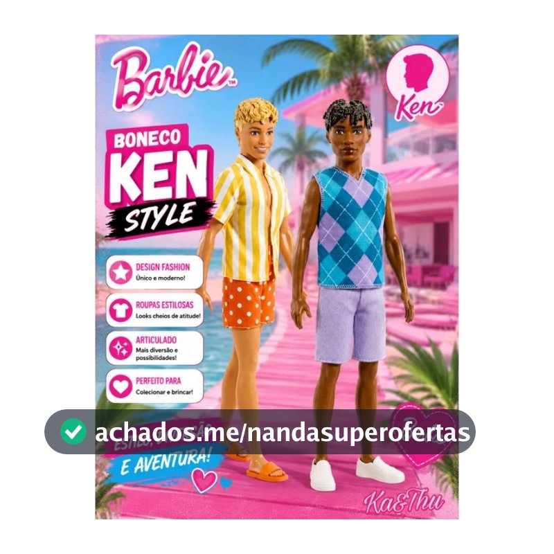 Barbie Boneco Ken Style Fashionista