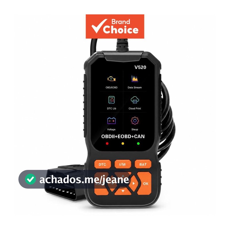 Obd2 Car Scanner Ferramenta De Diagnóstico Leitor De Código De Falha 8 Idiomas Reparo Automático