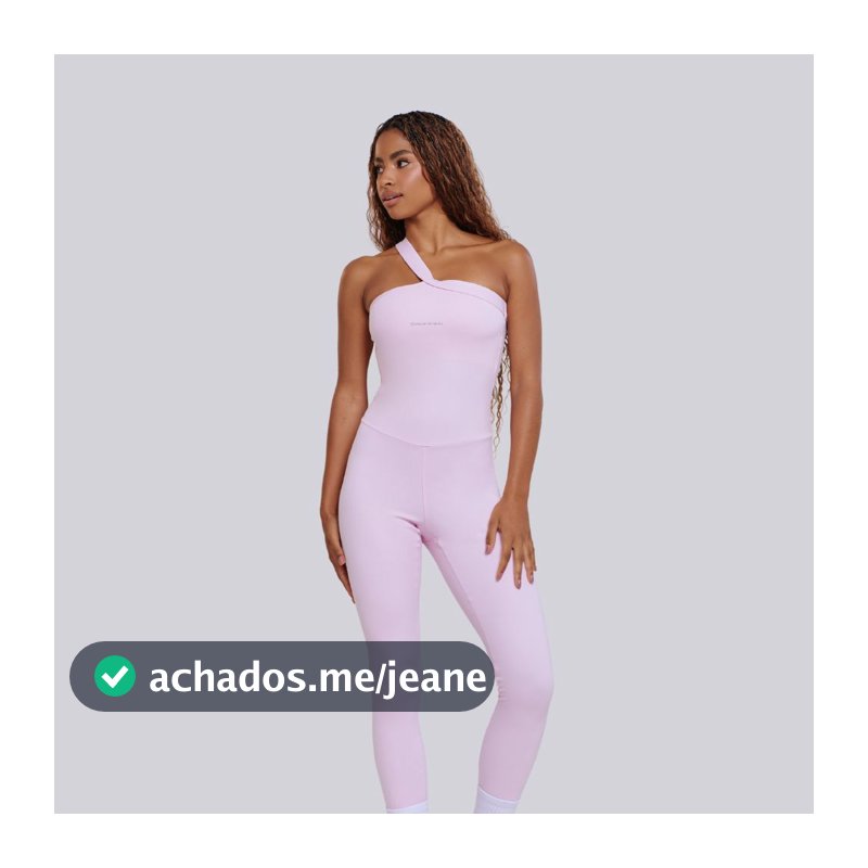 Macacão Fitness Roupa Feminina Academia Ombro Único Sem Costura