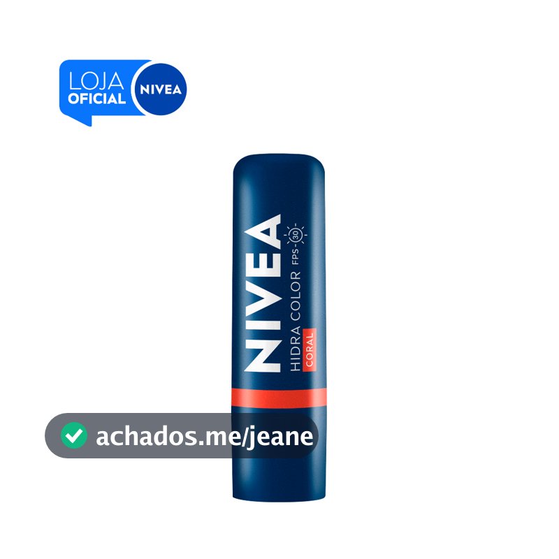 NIVEA Hidratante Labial Hidra Color Coral 4,8g