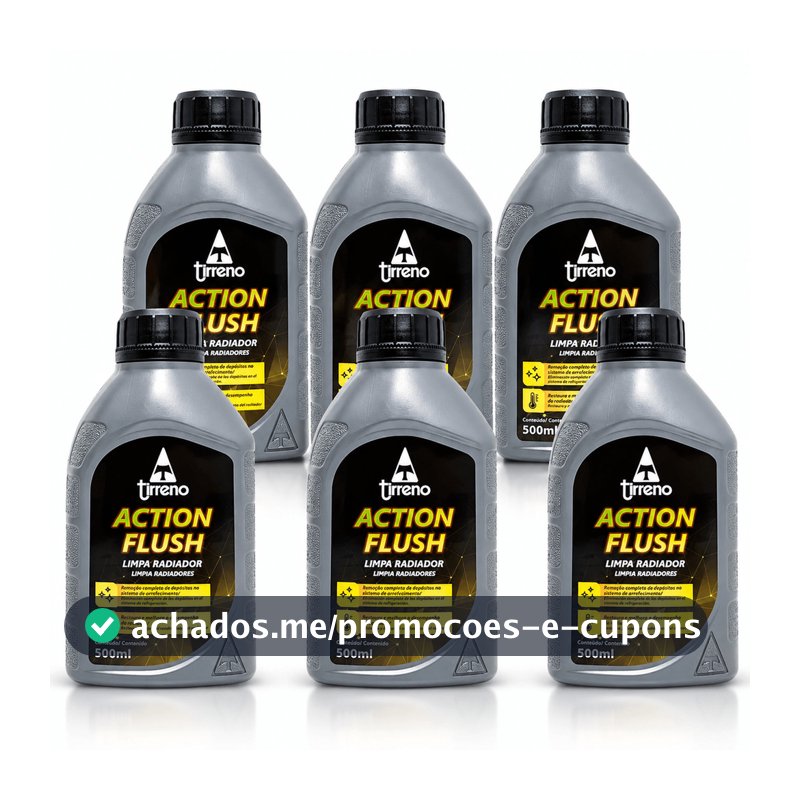 KIT 6 unidades LIMPA RADIADOR ACTION FLUSH TIRRENO