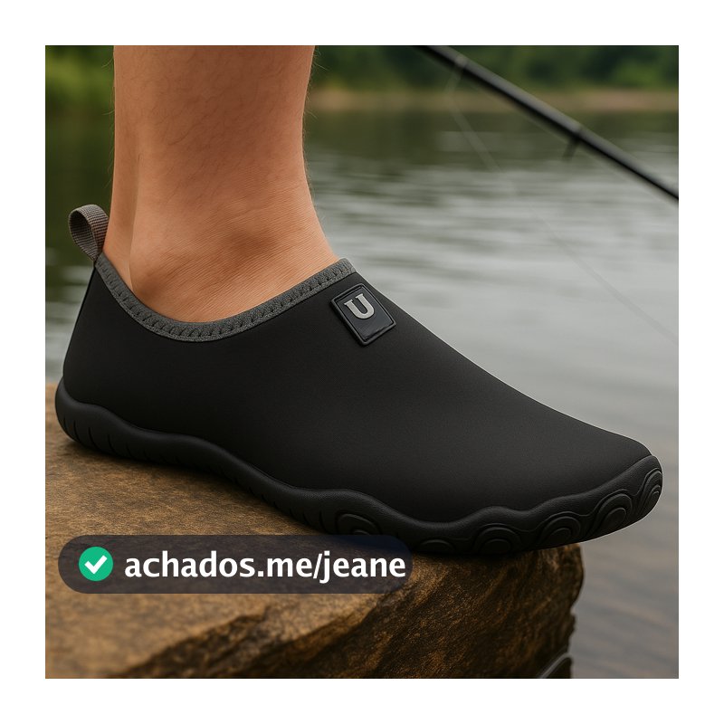 Sapatilha Aquática Pesca Praia Cachoeira Aventura Leve Confortável Antiderrapante