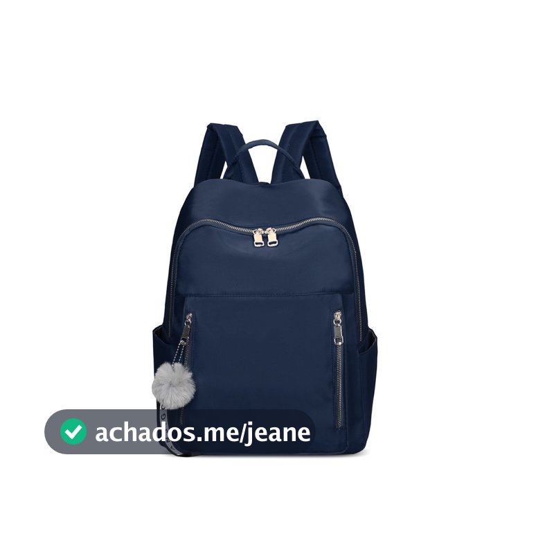 Mochila Feminino Resistente Reforçada com chaveiro Faculdade e Viagens YIHAN