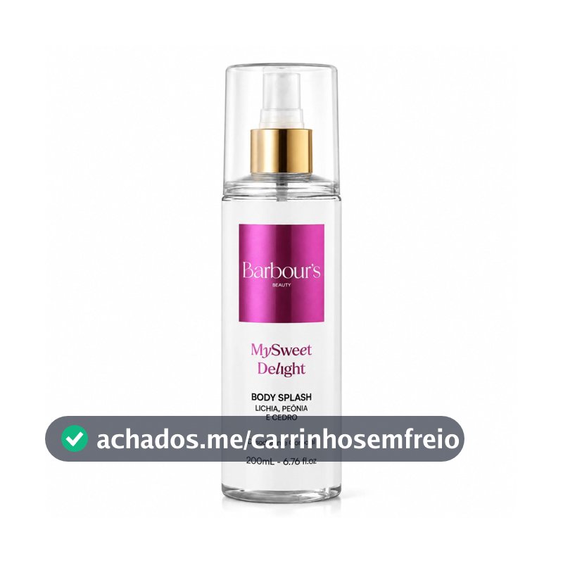 Fragrancia Feminina My Sweet Delight 200ml Body Splash Barbours Beautyy