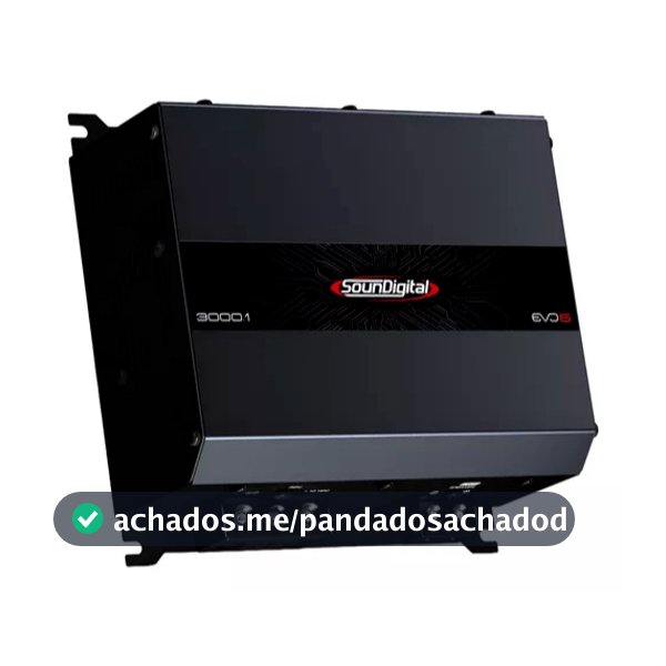 Módulo Amplificador Soundigital SD3000.1 EVO6 3000W 1 canal lançamento