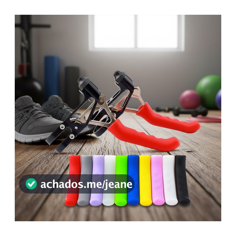 Protetores de Silicone para Manete de Freio de Bicicleta, 1 Par, Antiderrapante e Absorção de Impacto para Mountain