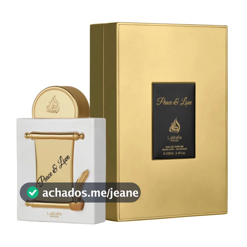Peace and Love Lattafa Perfume EDP Arabe 100ml original autentico