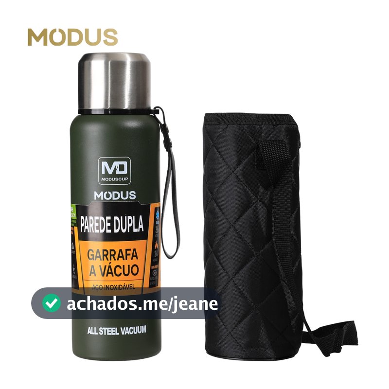 MODUS Garrafa Térmica Com Isolamento A Vácuo 304 Aço Inox Portátil Copo