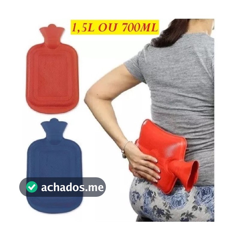 Bolsa Térmica 1.5L Ou 700L De Água Quente Compressas Aliviar Dores Emborrachada Multiuso Universal