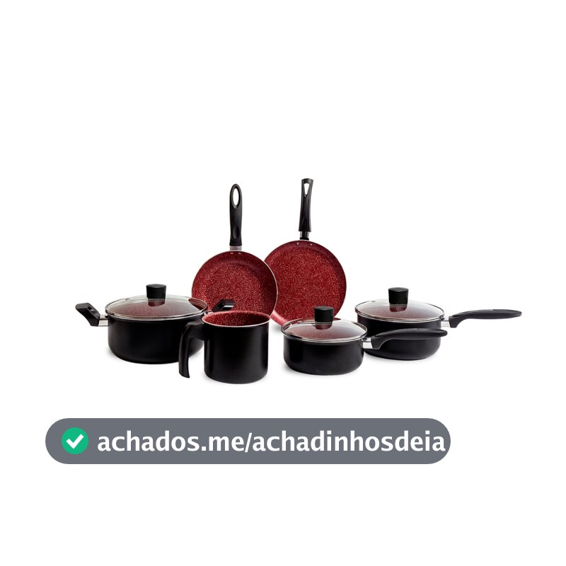 Jogo de Panelas Brinox Ceramic Life Easy - 6 Peças Antiaderente Cerâmico.