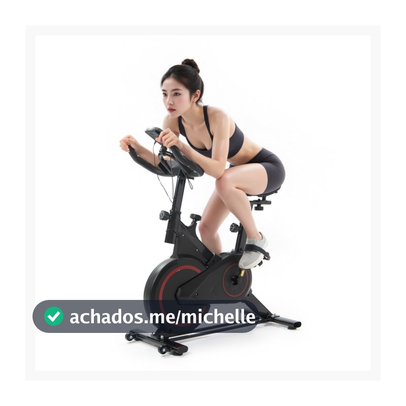 Bicicleta Ergométrica SKYBOARD Nº 1 em Vendas - Modelo Silencioso para Exercício em Casa, Conexão Bluetooth CD1210