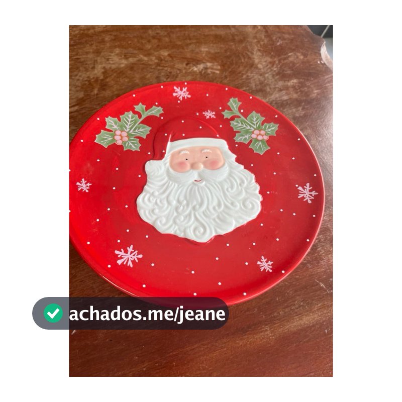 FRUTEIRA NATALINA PAPAI NOEL - Enfeite Natalino