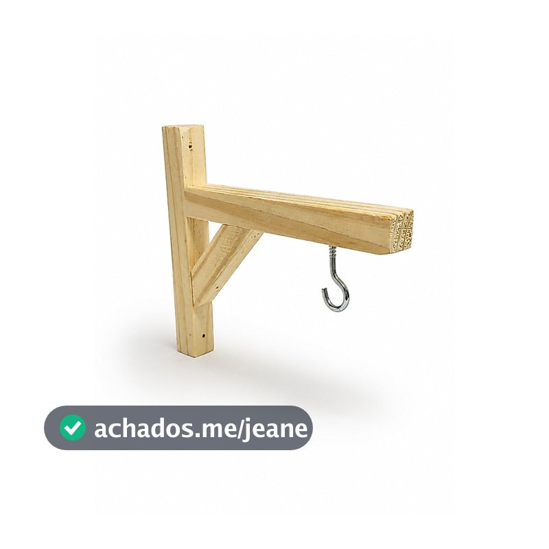 Kit 4 Mão Francesa Para Pendurar Vaso De Planta Na Parede