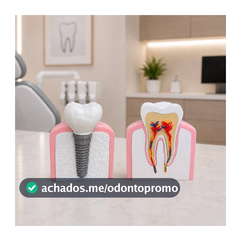 Modelo Anatômico Dente Molar E ou Implante Dentário Odontologia