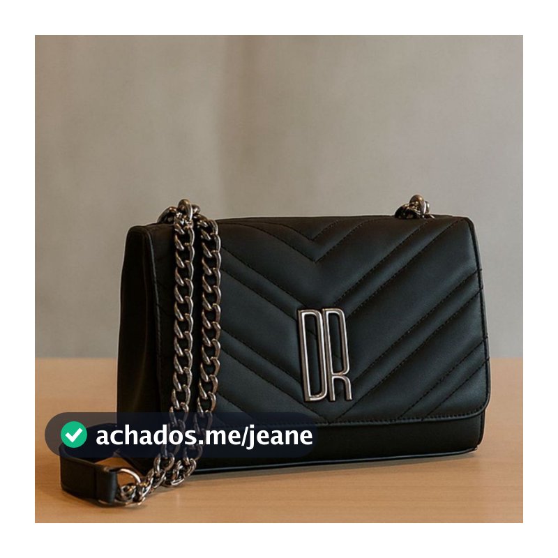 Bolsa Feminina Pequena De Lado Transversal Alça Corrente Lançamento