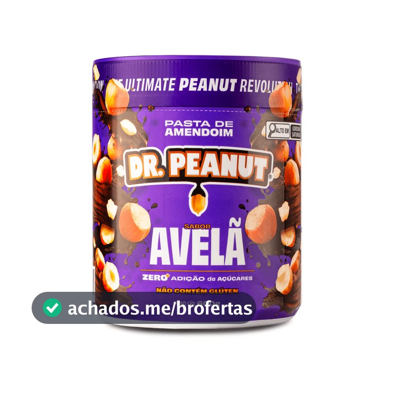 Pasta de Amendoim com Whey Protein 600g Dr Peanut
