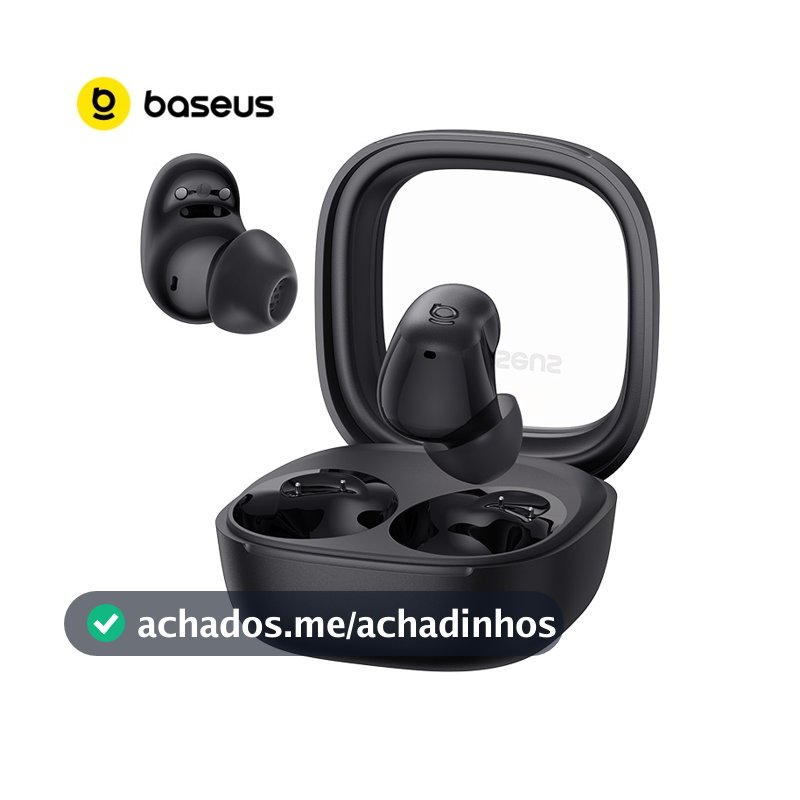 Fone de Ouvido Stereo Baseus WM01/WM02s TWS Wireless 5.3 Bluetooth Controle Touch com cancelamento de ruído