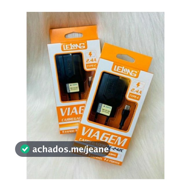 Carregado de celular Lelong turbo USB 100% Original LE241 V8