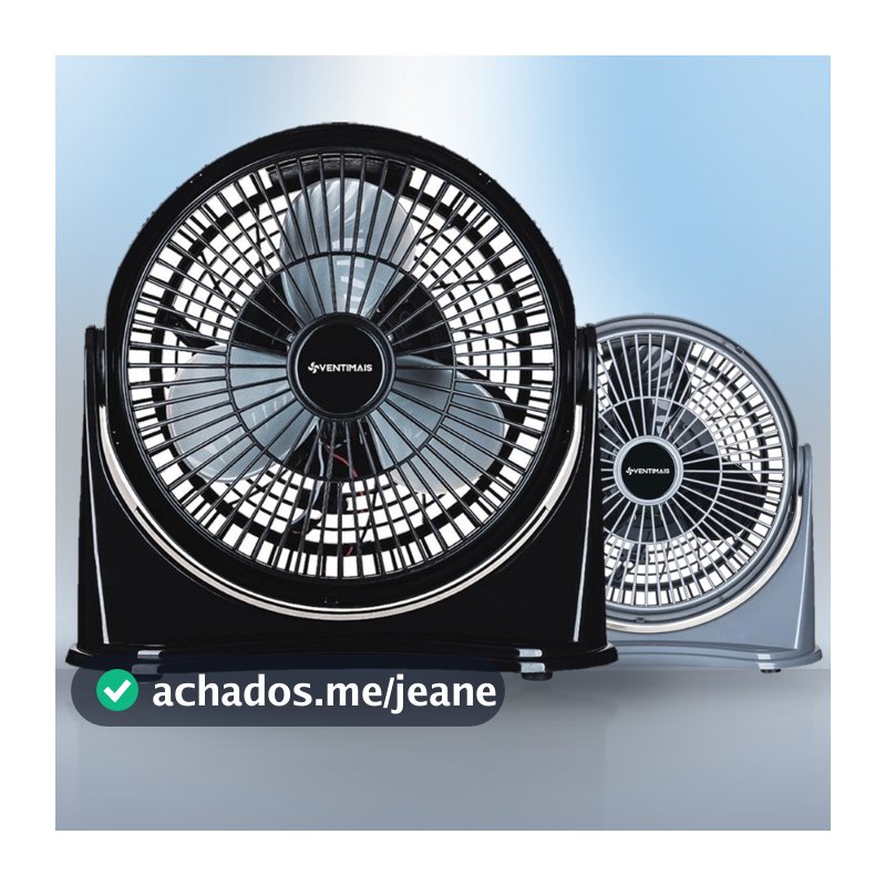 Ventilador Circulador de Ar 25cm Ventimais Éolos 3 em 1 Mesa Parede Chão Silencioso Potente Quarto 127v 220v