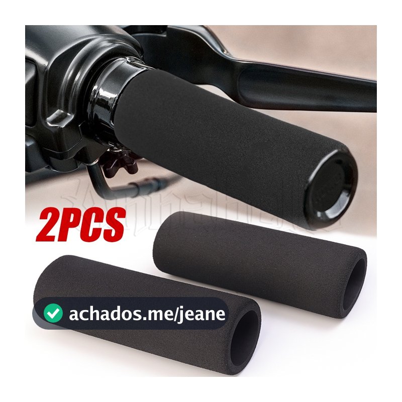 Manga Anti-Derrapante Esponja Para Modificação Da Motocicleta/Vibração No Guidão Capa De Espuma/Peças De Bicicleta Punhos De 3,17-3,68cm