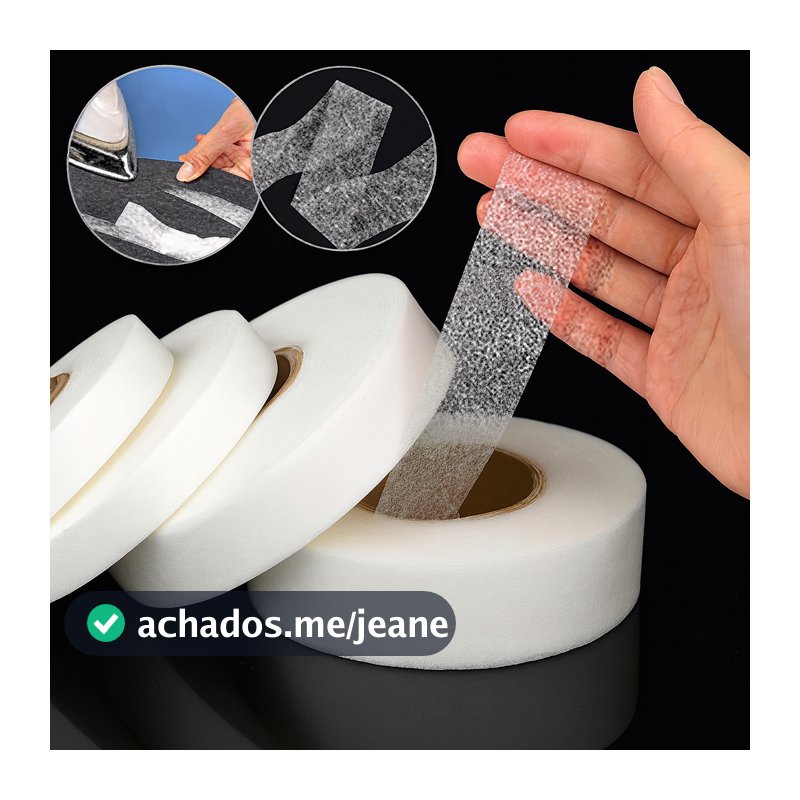 Bainha Mágica Dupla Face - Fita Termocolante 2cm x 50 Metros