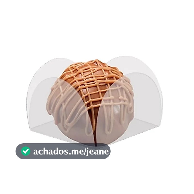 50500 FORMINHAS ACETATO BASE ABA REDONDA PARA CONFEITARIA DOCES FESTA ANIVERSÁRIO - 3,5x3,5x2,5 COD P0047//