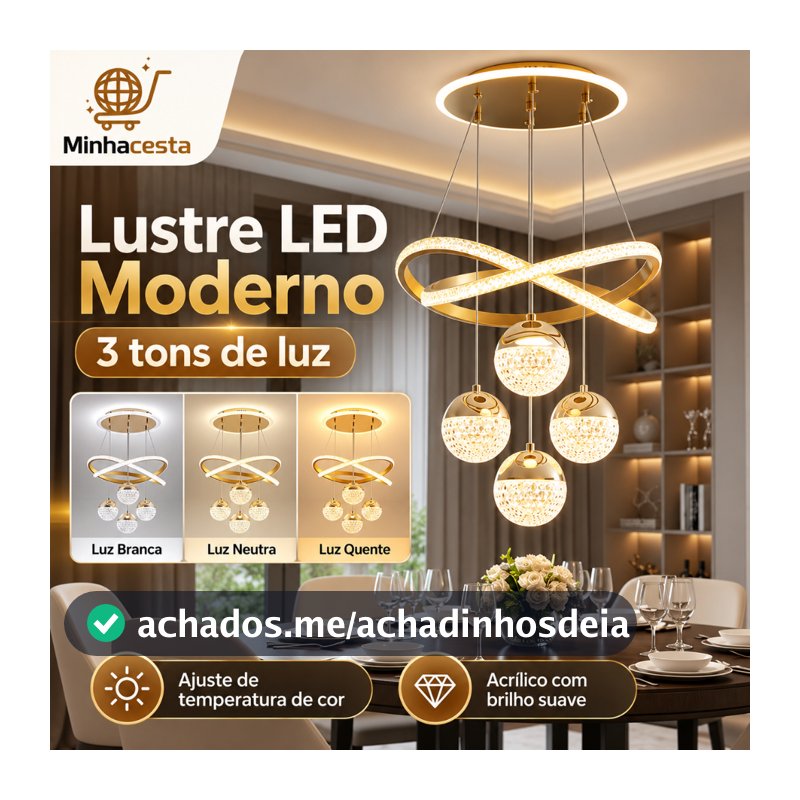 3 Cores 110V-220V Lustre de Teto LED Luxo Escandinavo Para Sala De Jantar e Estar Design Sofisticado