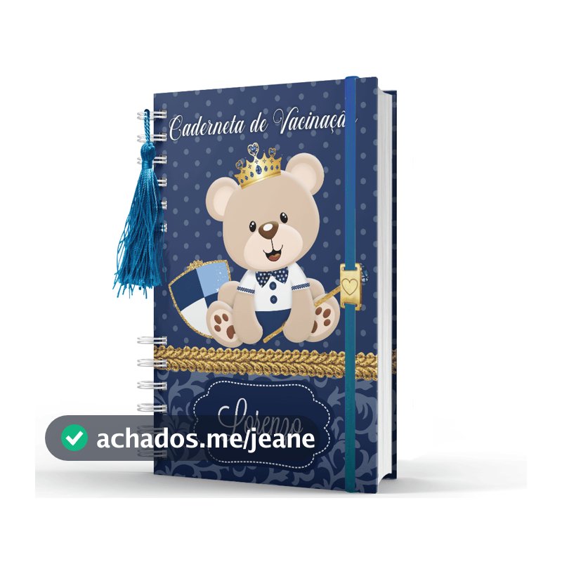 Caderneta de Vacina Capa Dura Personalizada
