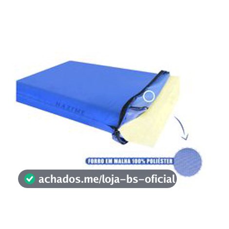 Capa para Colchão Berço Impermeável 100% Poliéster Cor Azul