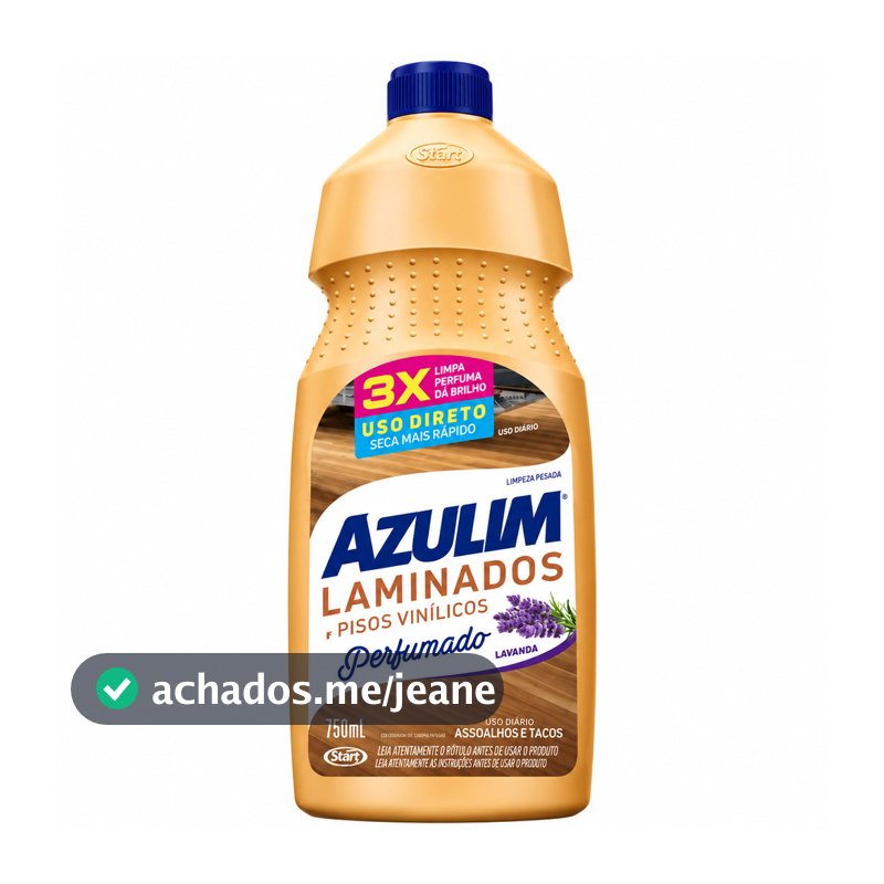 Azulim - Limpa Pisos Laminados e Vinílicos Perfumado Lavanda 750ml