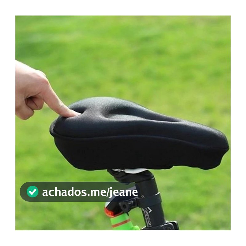 Capa para Banco Selim Bike em Gel Silicone Ajustável Banco Almofada Forro Para Ciclismo Bicicleta Super Confortável