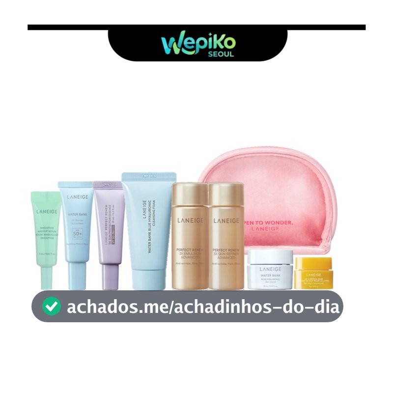 [Limitado] LANEIGE PERFECT RENEW 3x KIT De Teste 2 RANDOM POUCH