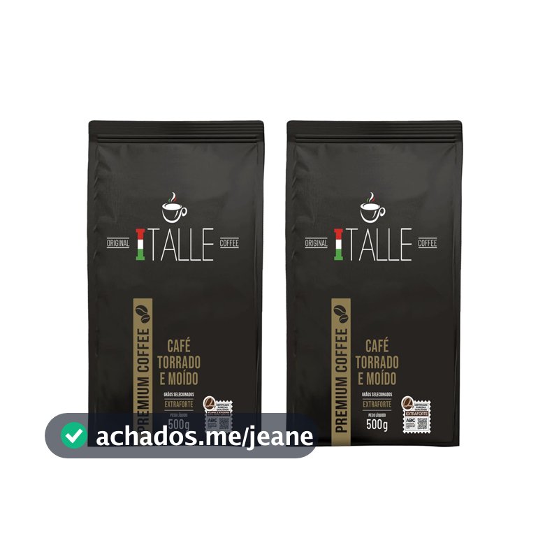 Café Torrado E Moído Extraforte 1kg Kit 2