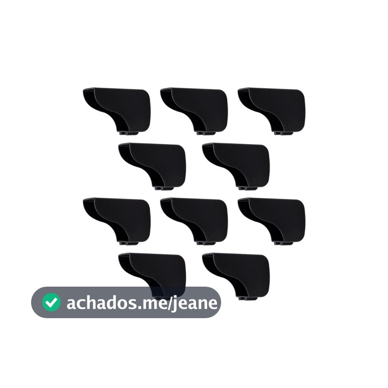 20 Ponteiras Bota Externa 30x50 Compativel Cadeira Longarina