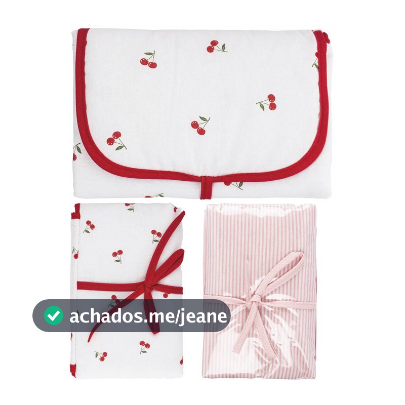 Trocador de Fralda Portátil Estampado 43cm x 65cm