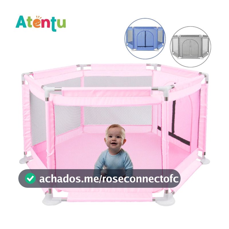 Cercadinho Para Bebê Chiqueirinho Infantil Portátil Menino Menina